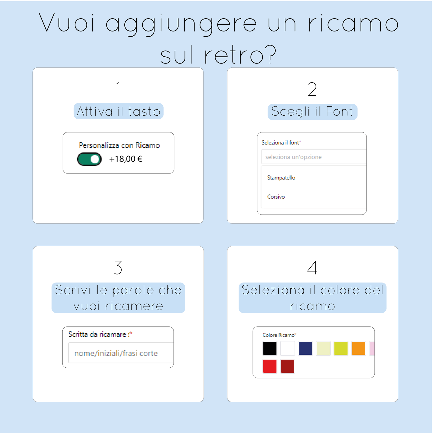 Personalizza il tuo accappatoio
