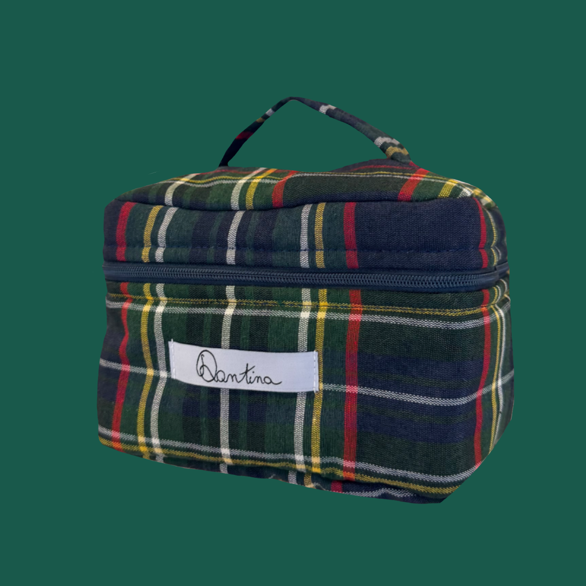 Mini Bauletto Scozzese Blu