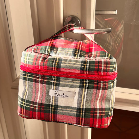 Bauletto Scozzese Bianco