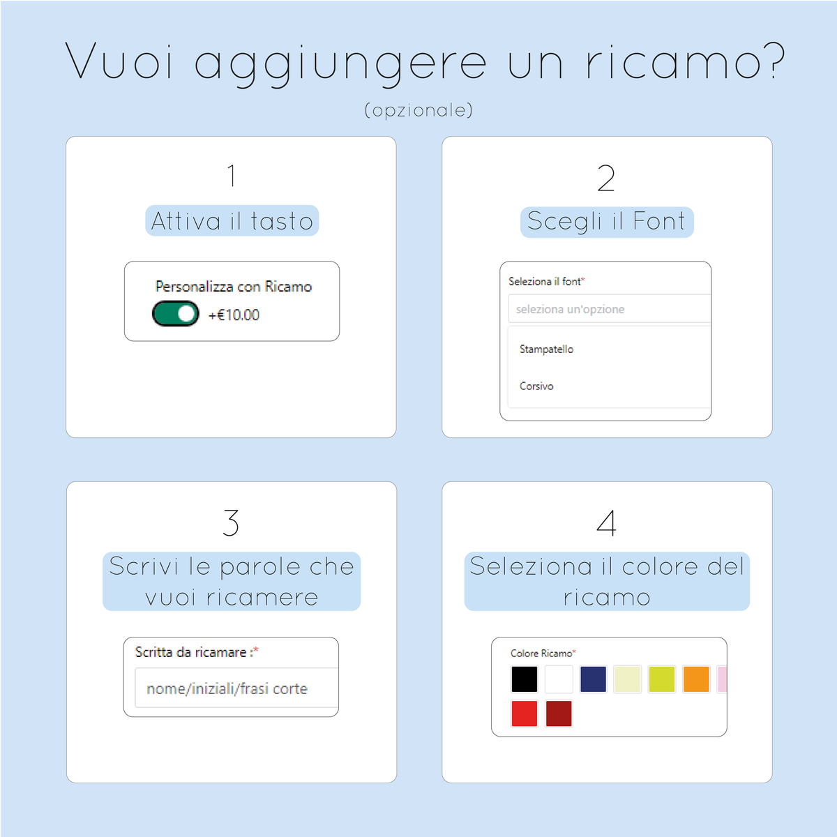 Personalizza il tuo beauty-case Large