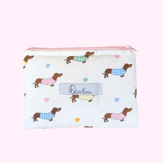 Mini Flat Bassotto Polo rosa