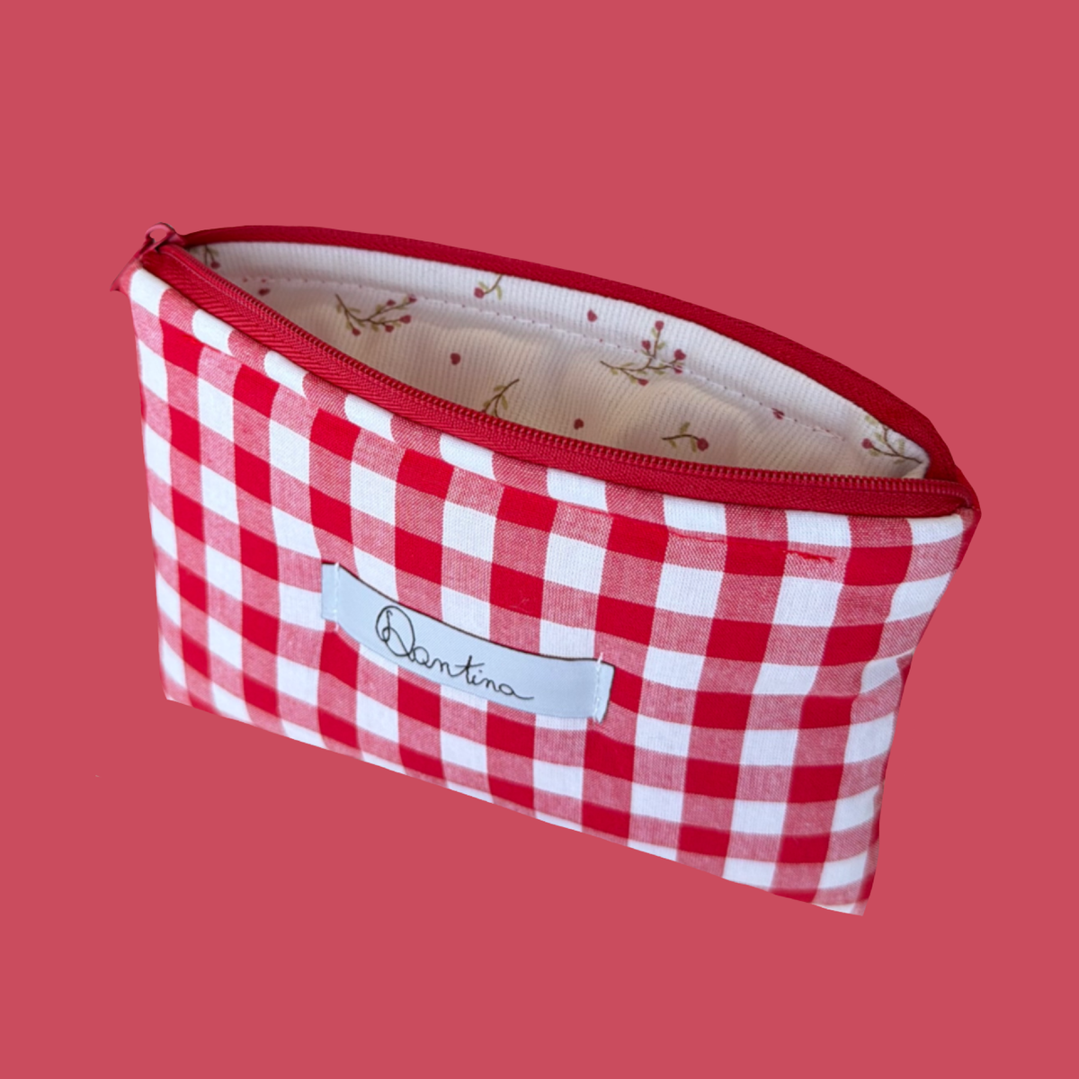 Mini Flat Quadretto rosso